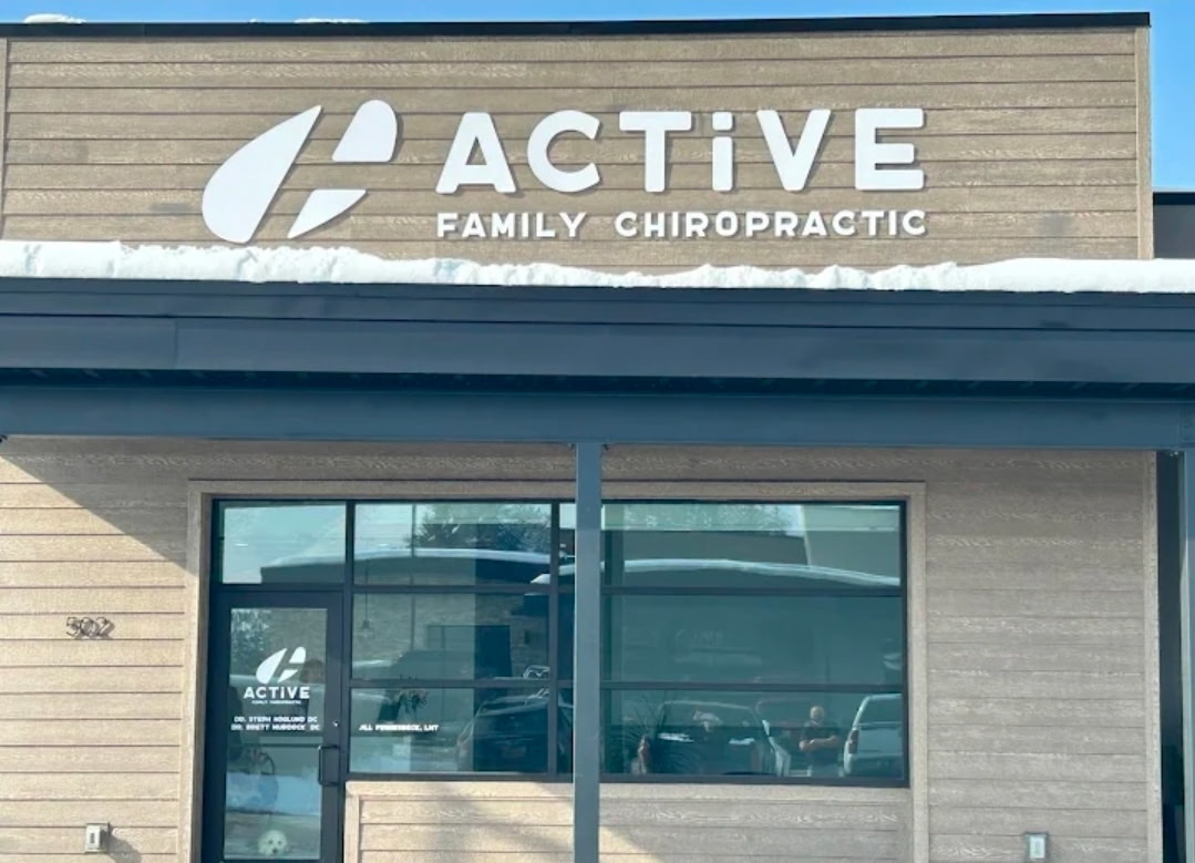 Exterior of the Active Family Chiropractic building in Providence, Utah, where BenNi sees families for prenatal visits